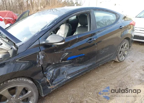 2011 Hyundai Elantra Limited из США, поврежденный, VIN 5NPDH4AEXBH021505